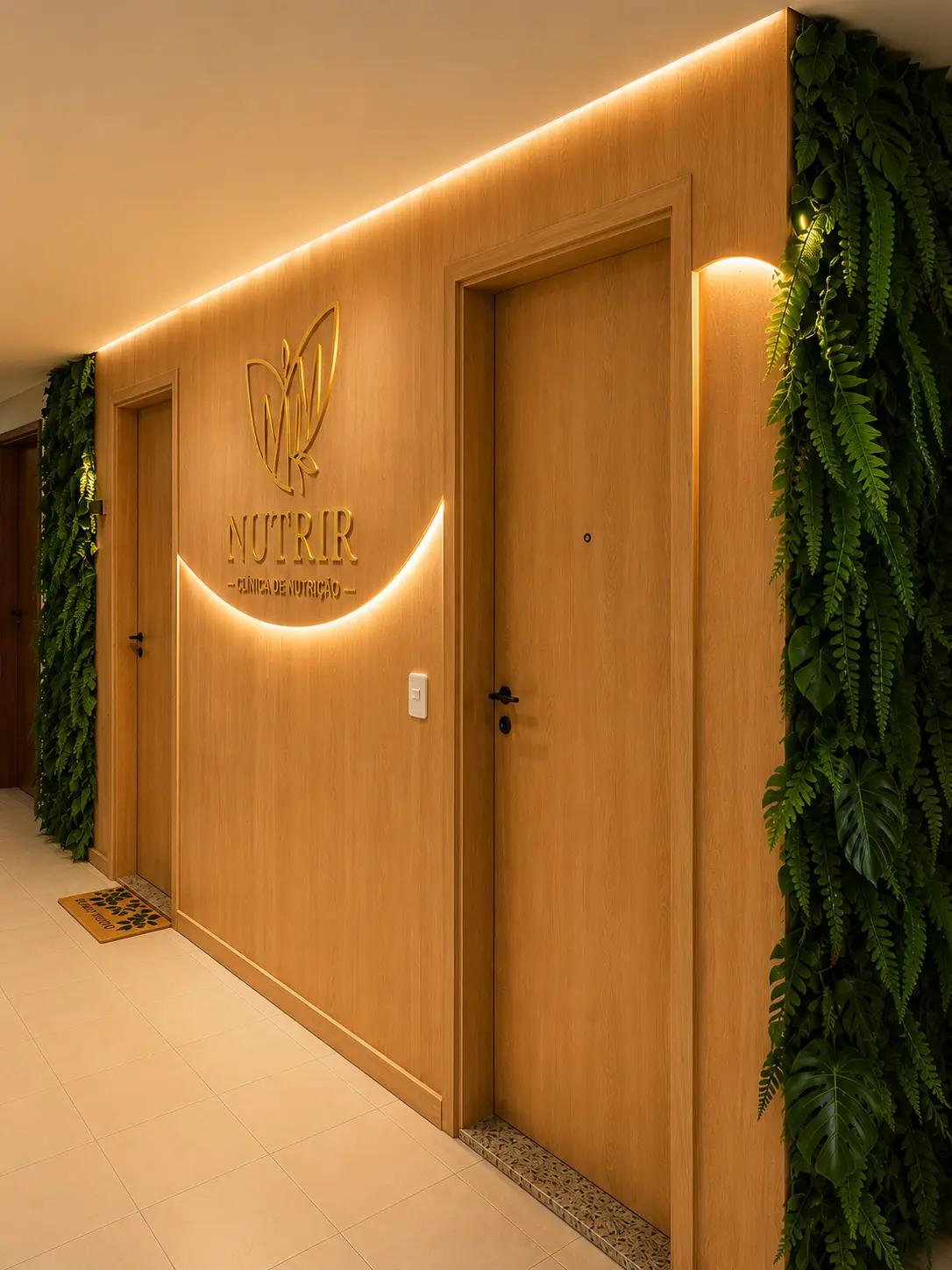 Entrada da Clínica MM Nutrir, consultório de nutrição em Belém-PA